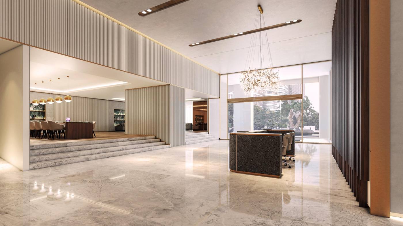 CloutHaus lobby lounge